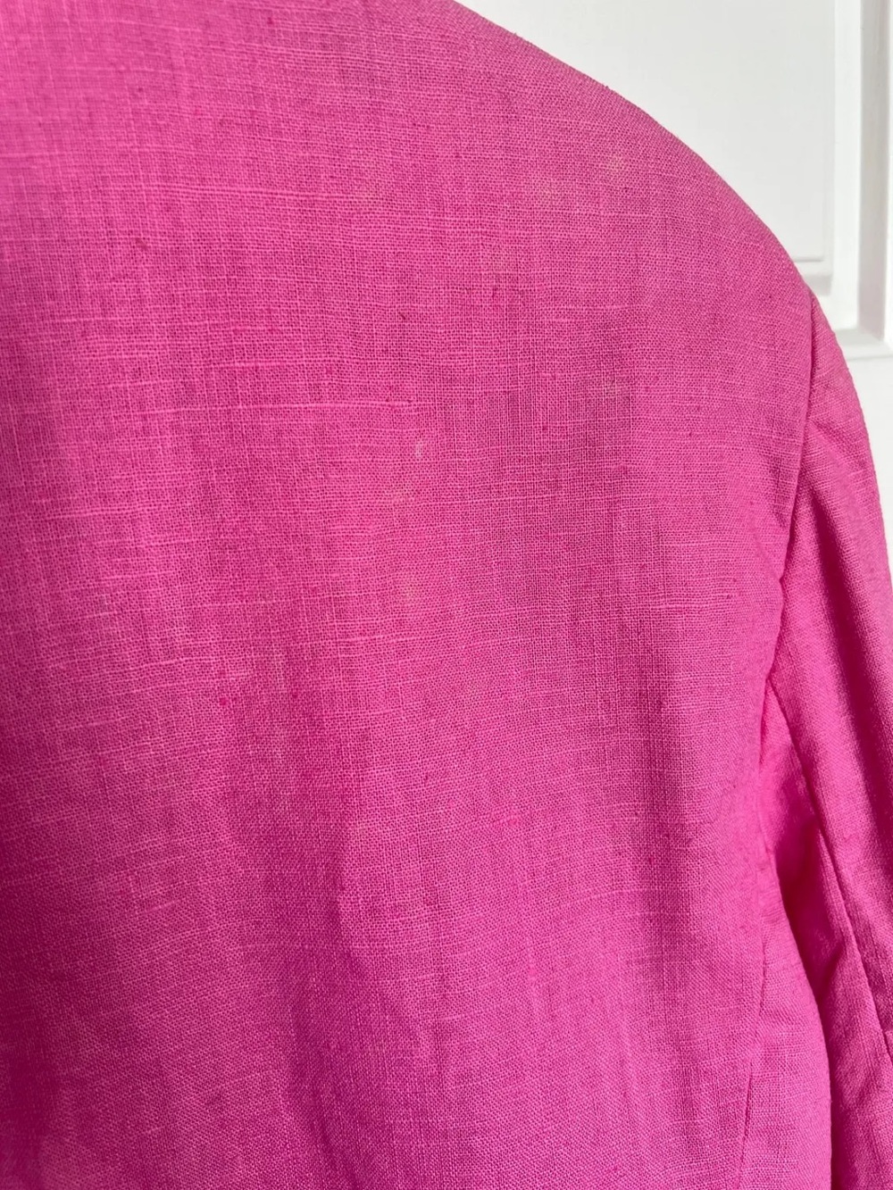 Vintage Pink Linen-Blend Blazer 🩷 - Picture 6 of 6